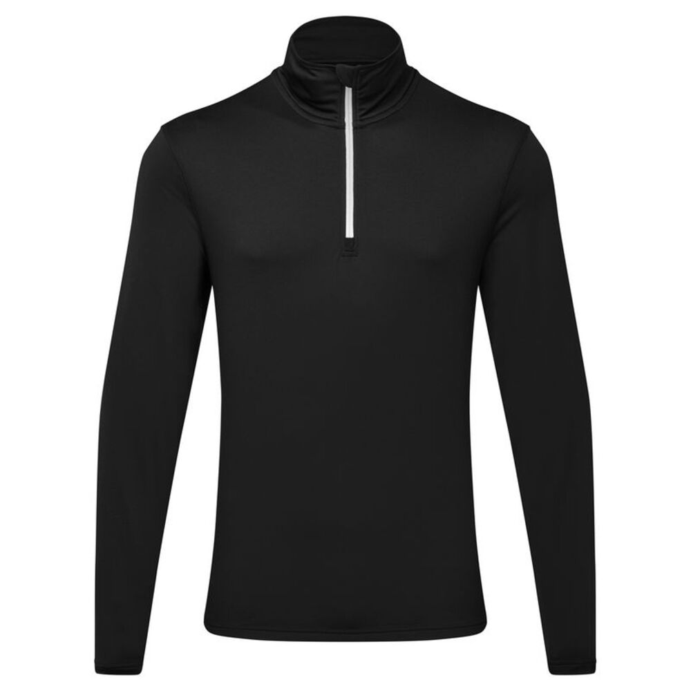 TriDri Mens Athletic Top / Black/White